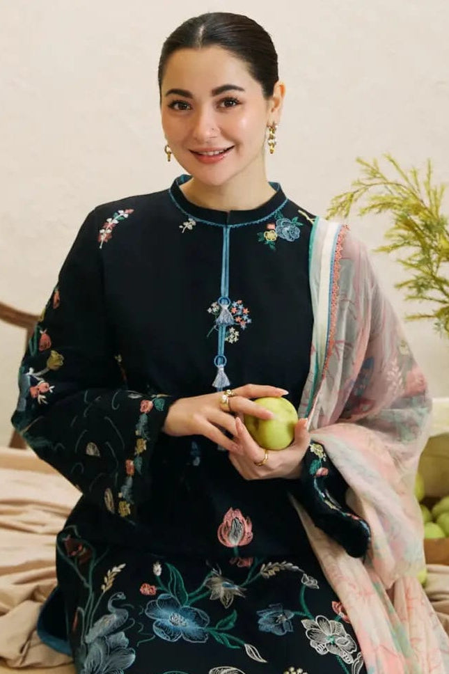 DFW-1095 Zara Shah Jahan Heavy Embroidery 3PC Dhanak Suit