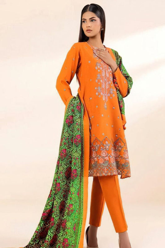 DFW-417 Sapphire Heavy Embroidery 3Pc Lawn Suit