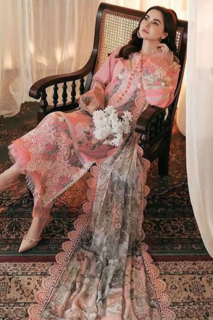 DFW-887 Zara Shah Jahan Heavy Embroidery 3PC Lawn Suit