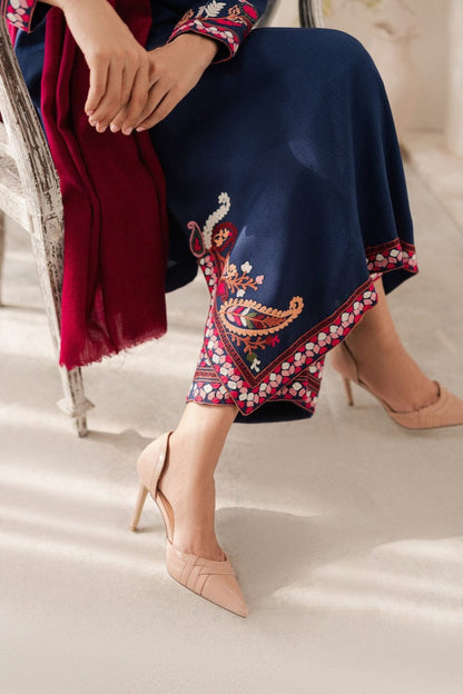 DFW-989 Jazmin Heavy Embroidery 3PC Dhanak Suit