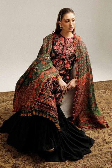 DFW-1180 Hussain Rehar Heavy Embroidery 3PC Dhanak Suit
