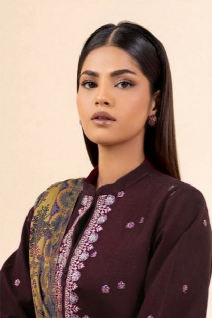 DFW-430 Sapphire Heavy Embroidery 3Pc Lawn Suit