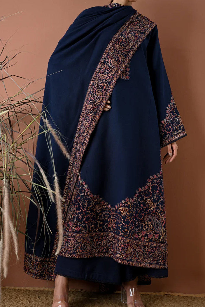 DFW-1227 Batik Embroidery 3PC Dhanak Suit