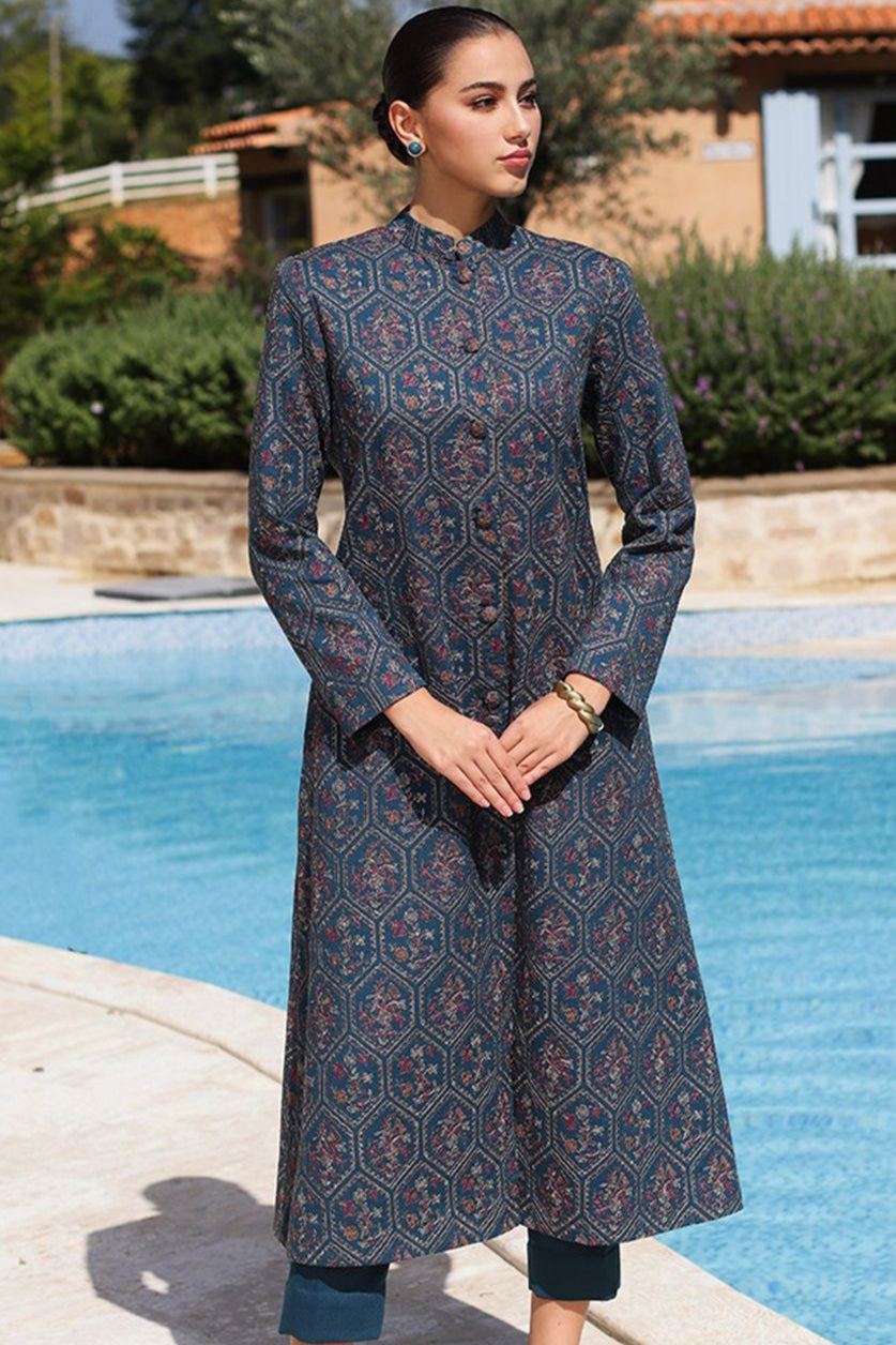 DFW-247 Bareeze Heavy Embroidery 3Pc Lawn Dress