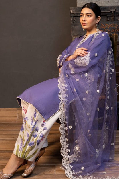 DFW-928 Zara Shah Jahan Heavy Embroidery 3PC Dhanak Suit