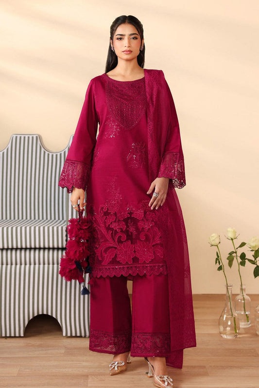 DFW-1081 Maria B Heavy Embroidery 3PC Dhanak Suit