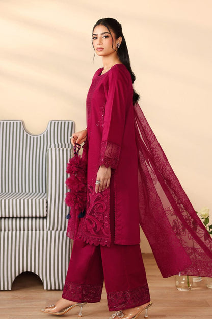 DFW-1081 Maria B Heavy Embroidery 3PC Dhanak Suit