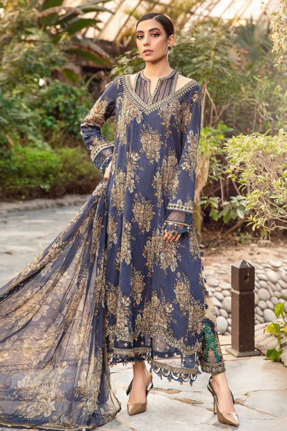 DFW-336 Maria B Embroidery 3Pc Lawn Suit