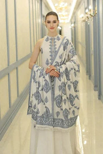 DFW-1066 Bareeze Heavy Embroidery 3PC Dhanak Suit