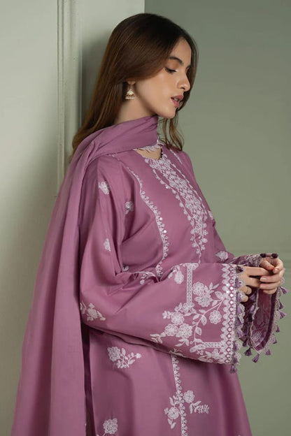 DFW-1268 Cross Stitch Embroidery 3PC Lawn Suit