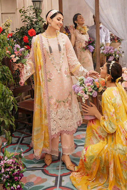 DFW-187 Mushq Luxury Embroidery 3PC Lawn Dress