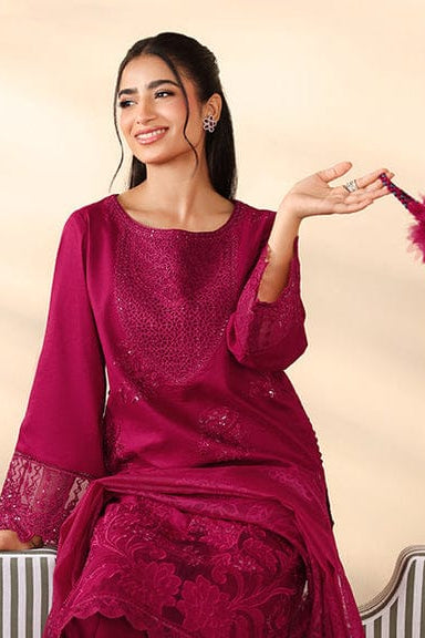 DFW-1081 Maria B Heavy Embroidery 3PC Dhanak Suit