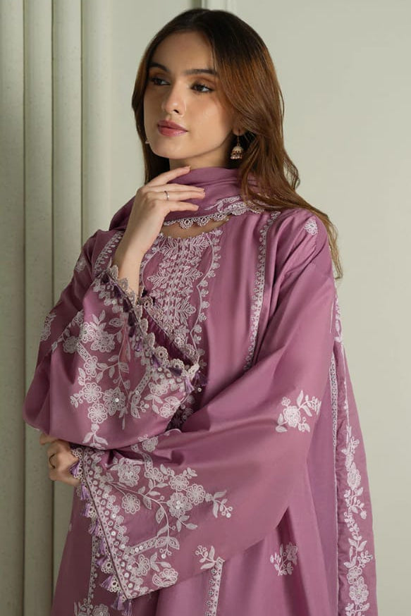 DFW-1268 Cross Stitch Embroidery 3PC Lawn Suit