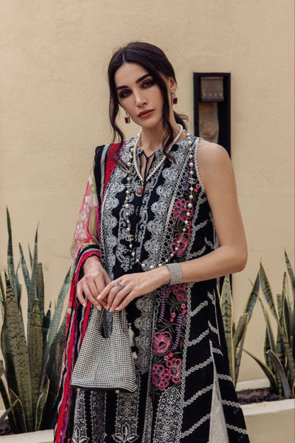 DFW-329 Al Nisa Heavy Embroidery 3Pc Lawn Suit