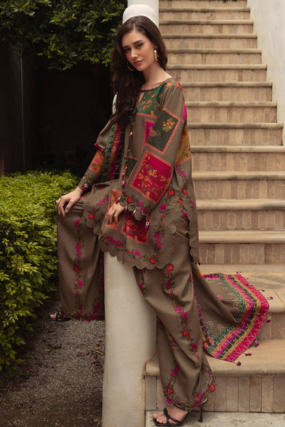 DFW-1224 Charizma Printed 3PC Karandi Suit