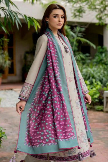 DFW-528 Jazmin Heavy Embroidery 3Pc Lawn Suit