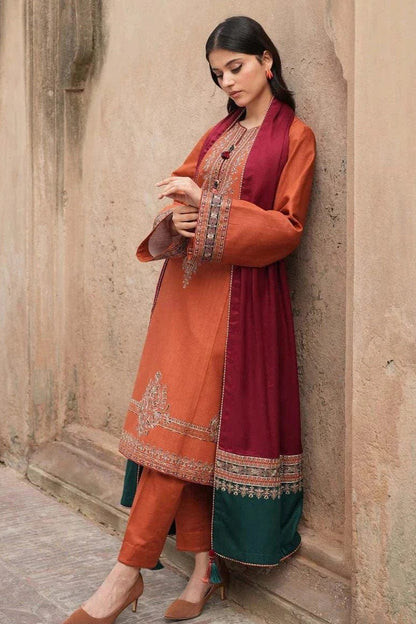 DFW-925 Jazmin Heavy Embroidery 3PC Dhanak Suit
