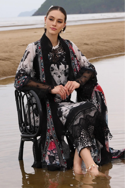 DFW - 863 Nureh Embroidery 3Pc Lawn Suit