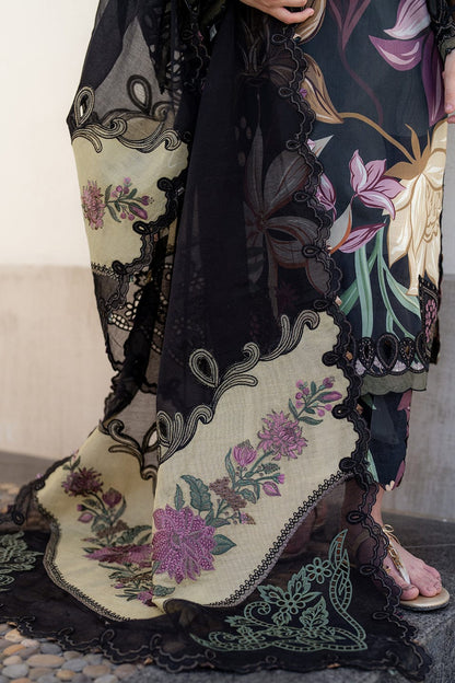 DFW-1198 Baroque Embroidery 3PC Karandi Suit