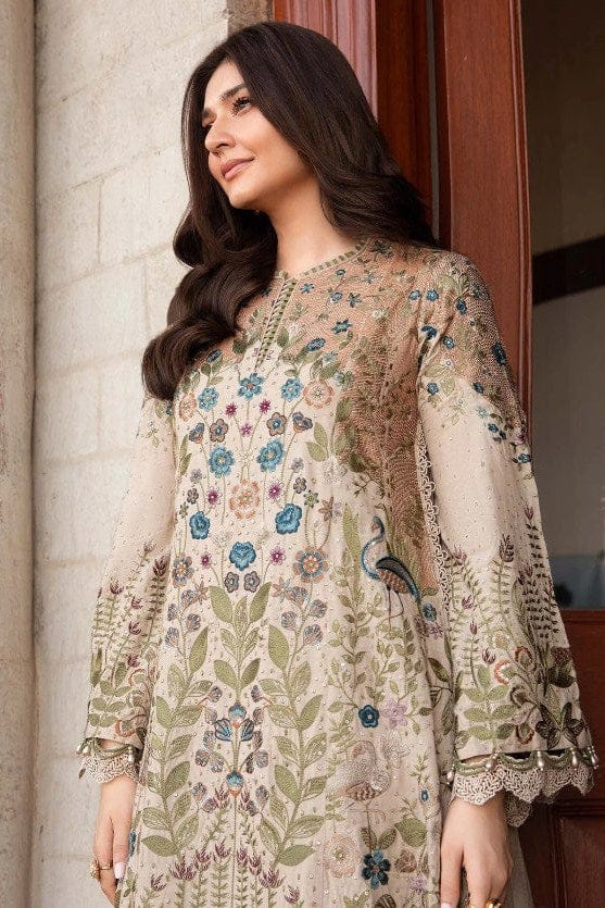 DFW-1134 Maria B Heavy  Embroidery 3PC Dhanak Suit