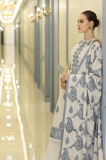 DFW-1066 Bareeze Heavy Embroidery 3PC Dhanak Suit
