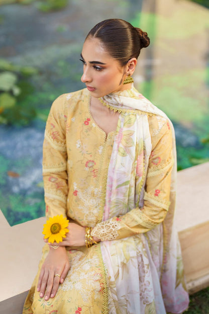 DFW-431 Iznik Embroidery 3Pc Lawn Suit