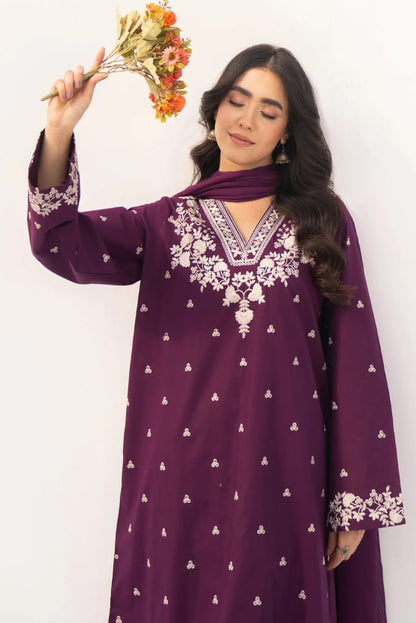 DFW-1301 Dyot Embroidery 3PC Lawn Suit