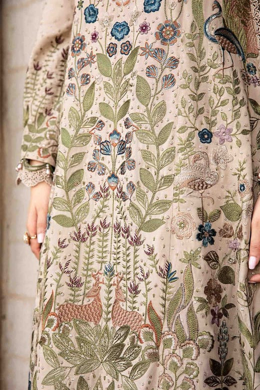 DFW-1134 Maria B Heavy  Embroidery 3PC Dhanak Suit