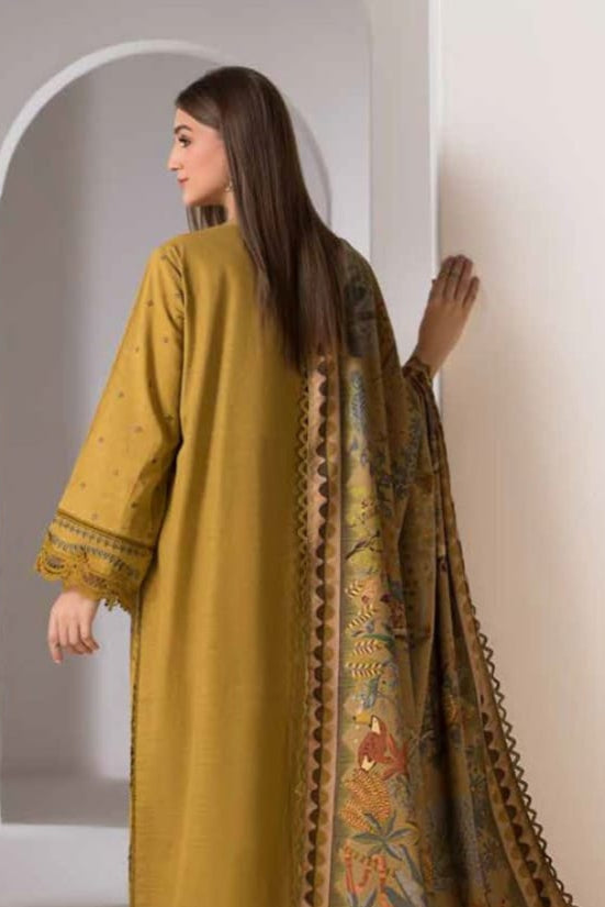 DFW-1005 Sobia Nazir Heavy Embroidery 3PC Dhanak Suit