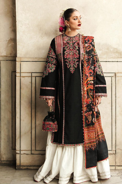 DFW-1073 Hussain Rehar Heavy Embroidery 3PC Dhanak Suit