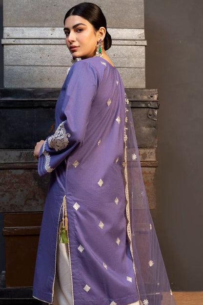 DFW-928 Zara Shah Jahan Heavy Embroidery 3PC Dhanak Suit