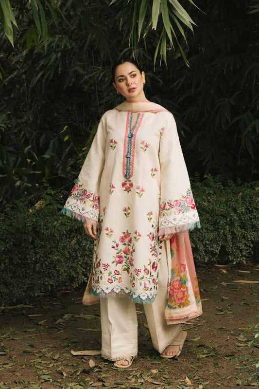 DFW-379 Zara Shah Jahan Heavy Embroidery 3Pc Lawn Suit