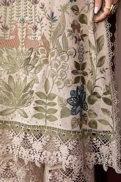 DFW-1134 Maria B Heavy  Embroidery 3PC Dhanak Suit