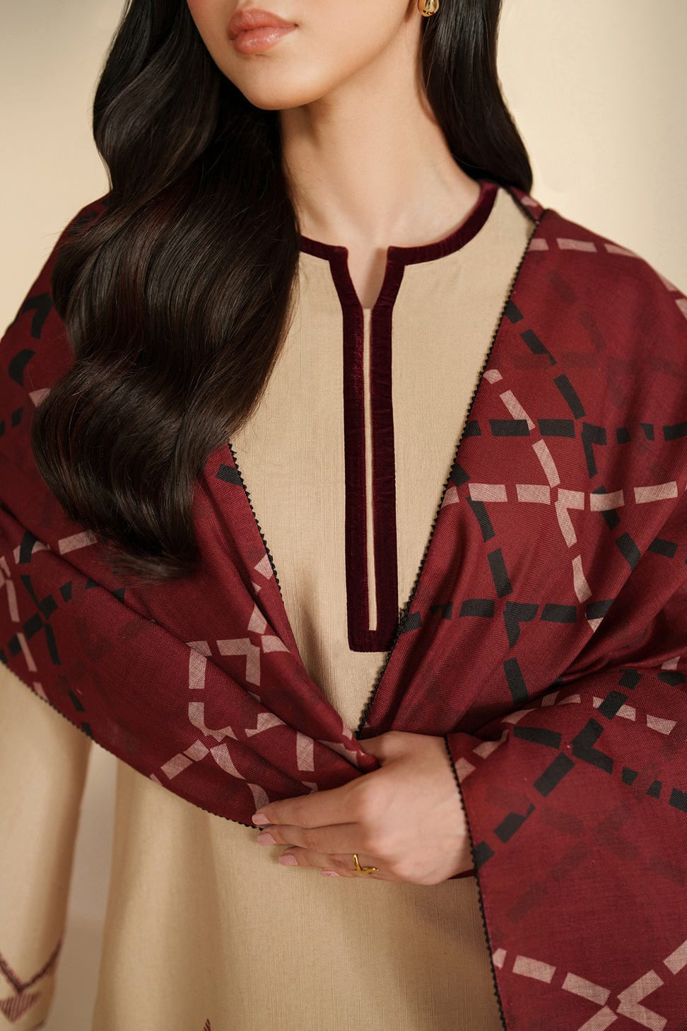 DFW-1181 Jazmin Embroidery 3PC Dhanak Suit