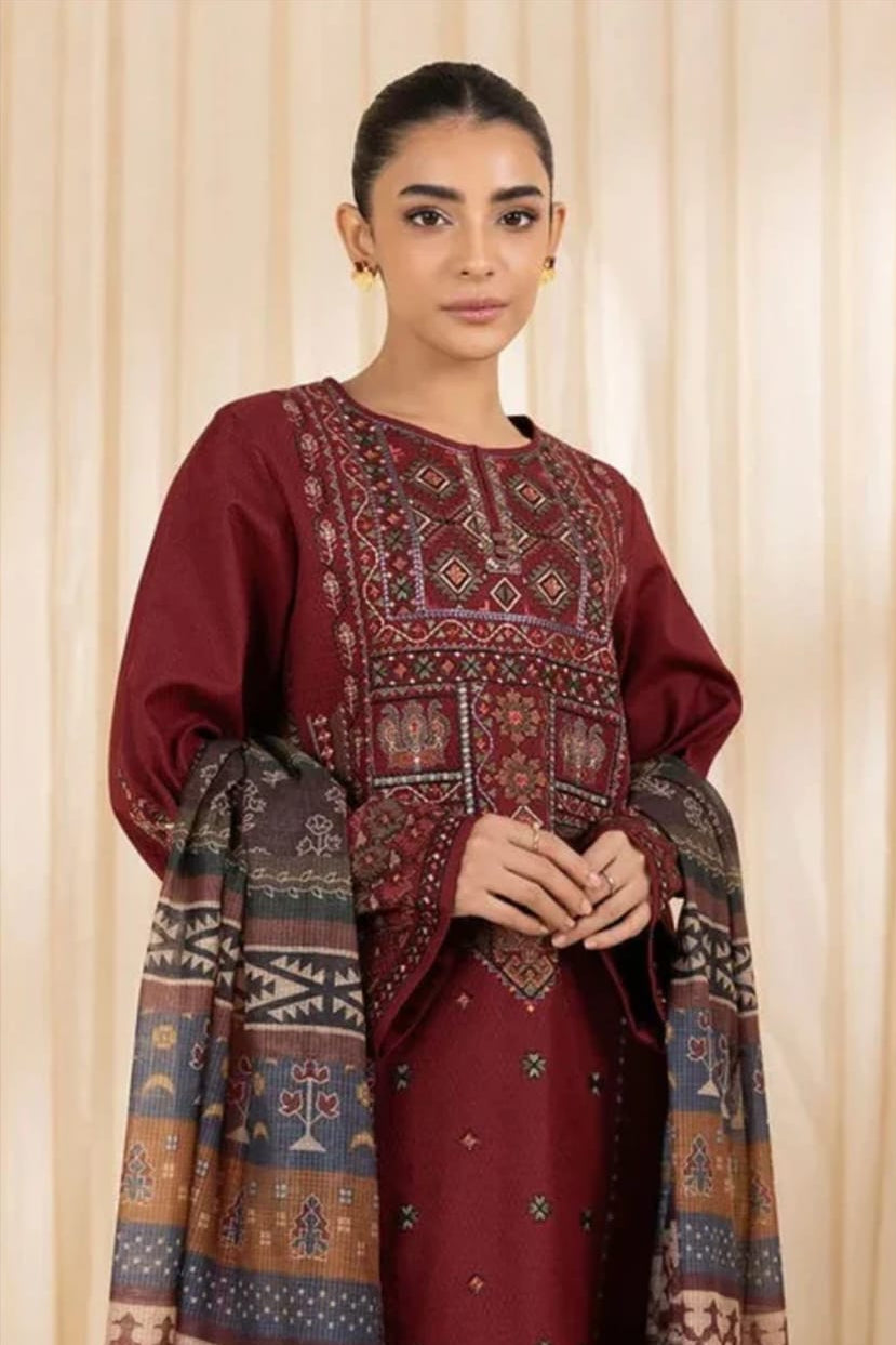 DFW-1269 Sapphire Embroidery 3PC Lawn Suit