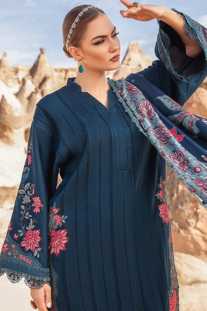 DFW-1008 Maria B Heavy Embroidery 3PC Dhanak Suit