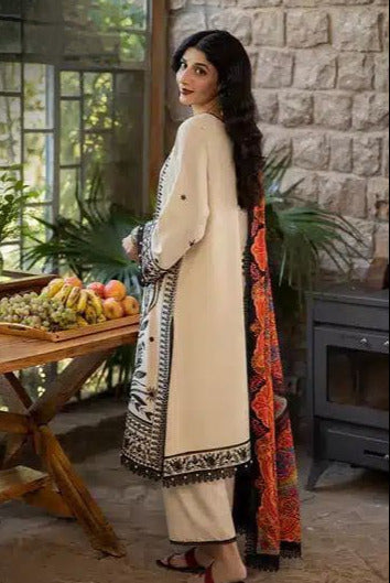 DFW-519 Asim Jofa Heavy Embroidery 3Pc Lawn Suit