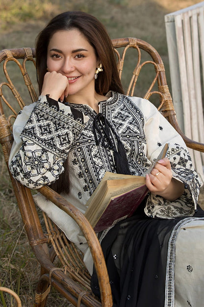 DFW-1040 Qalamkar Embroidery 3PC Dhanak Suit