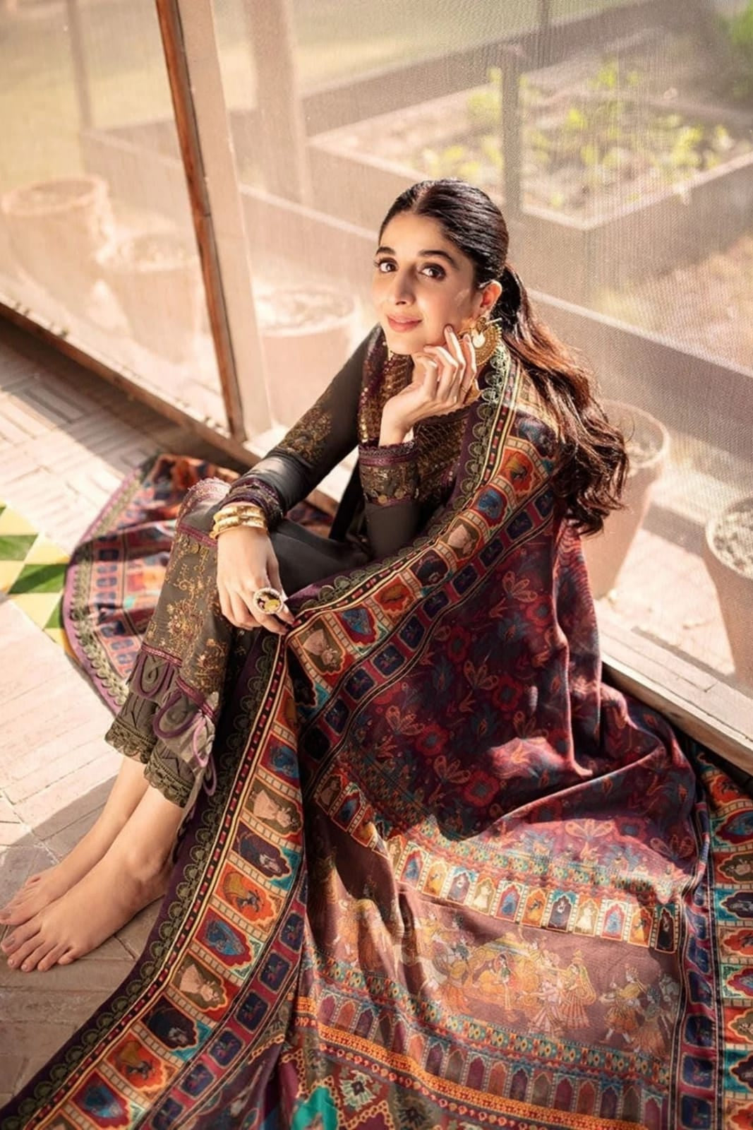 DFW-1259 Asim Jofa Embroidery 3PC Linen Suit