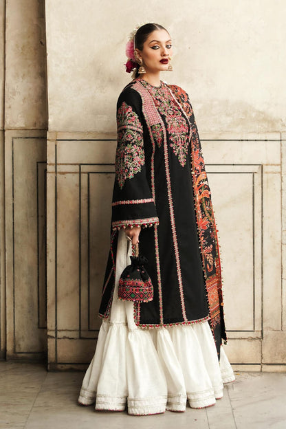DFW-1073 Hussain Rehar Heavy Embroidery 3PC Dhanak Suit