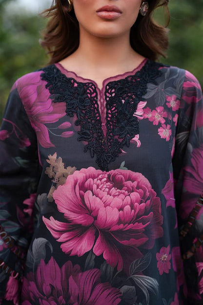 DFW-1202 Iznik Embroidery 3PC Karandi Suit