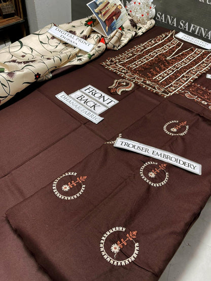 DFW-991 A Sling Heavy Embroidery 3PC Dhanak Suit
