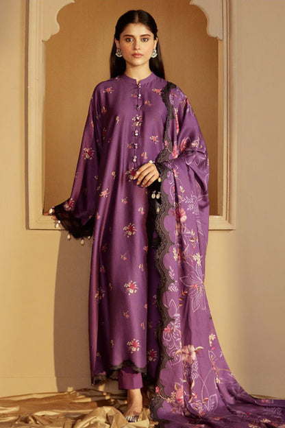 DFW-199 Cross Stich Embroidery 3Pc Lawn Suit