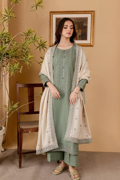 DFW-1096 Batik Embroidery 3PC Dhanak Suit