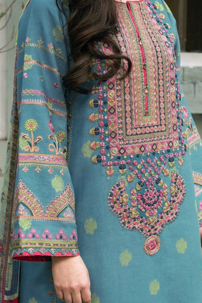 DFW-1217 Zara Shah Jahan Embroidery 3PC Dhanak Suit