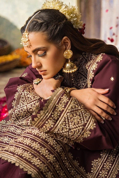 DFW-1067 Asim Jofa Heavy Embroidery 3PC Dhanak Suit