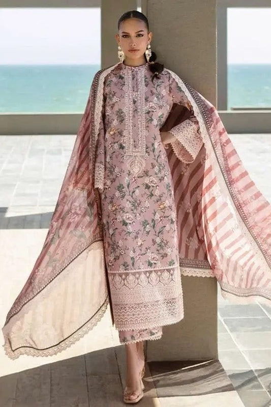 DFW-1117 Zainab Chottani Embroidery 3PC Karandi Suit