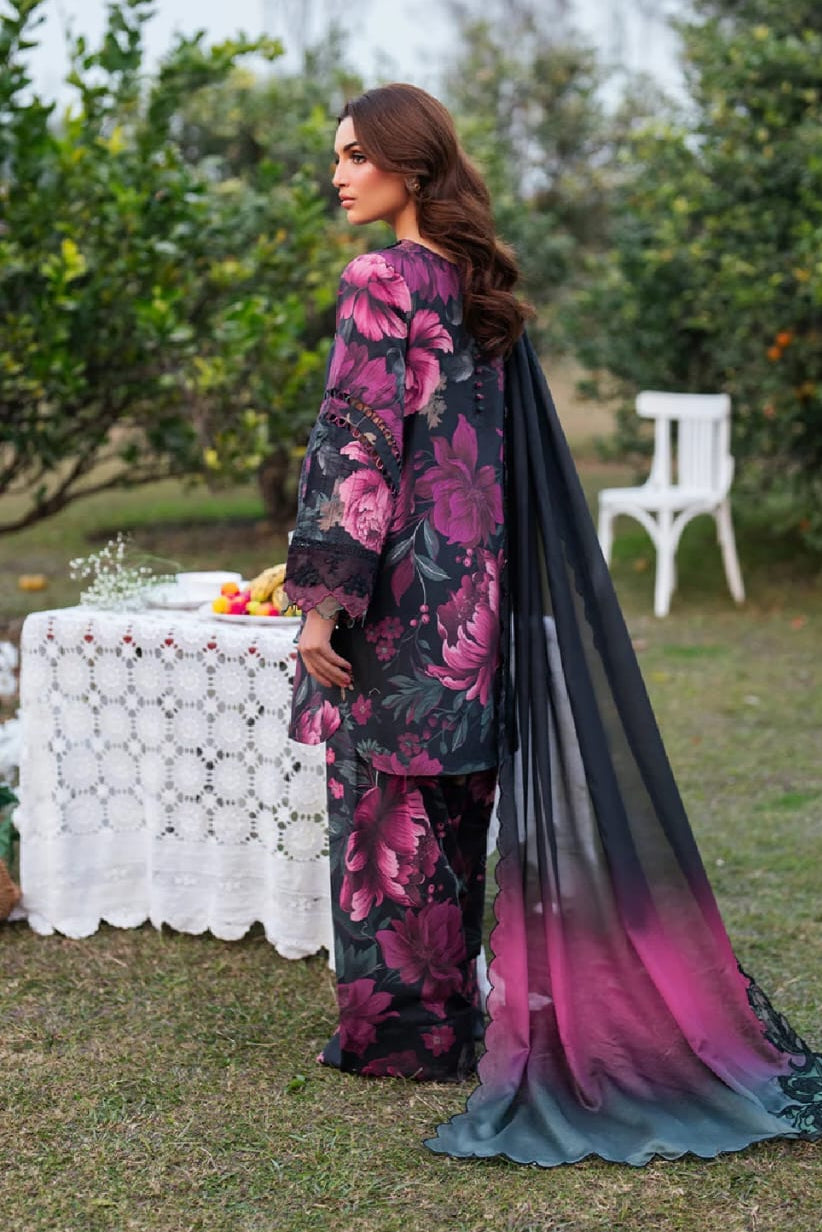 DFW-1202 Iznik Embroidery 3PC Karandi Suit