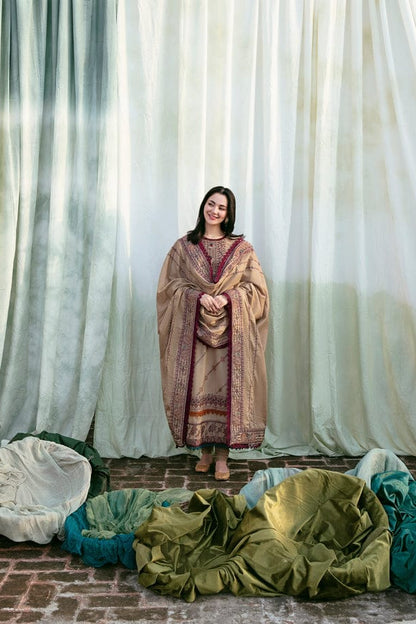 DFW-1207 Florent Embroidery 3PC Dhanak Suit