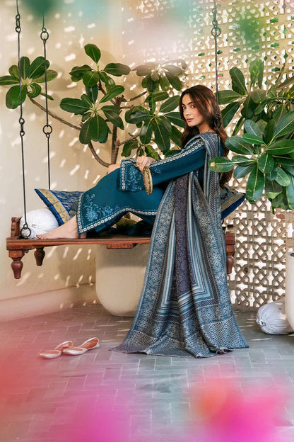 DFW-1175 Izel Embroidery 3PC Dhanak Suit